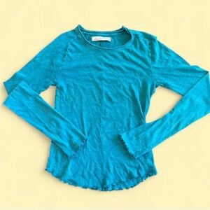 We The Free Vibrant Blue Long Sleeve Top